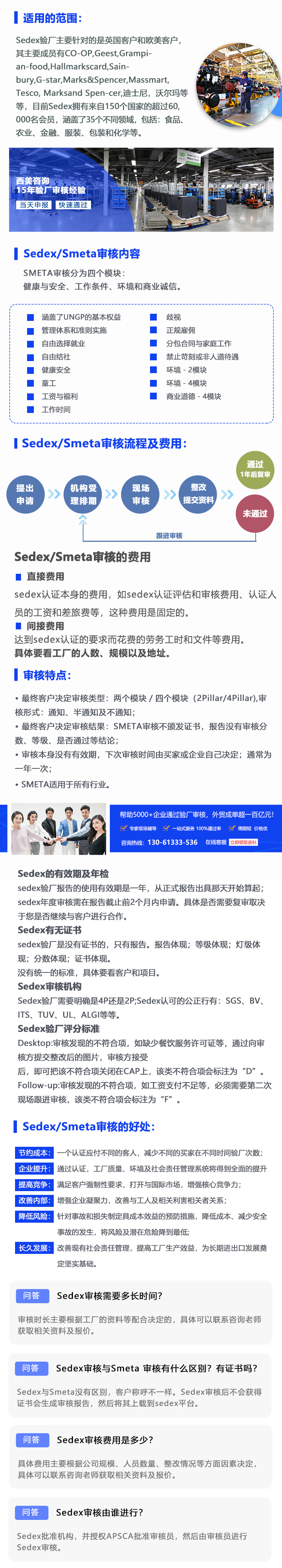 Sedex Smeta验厂 西美咨询